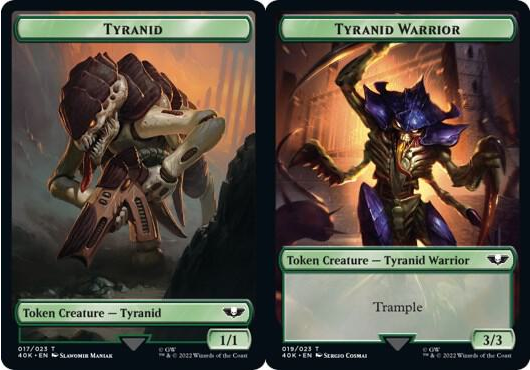 Tyranid Token (017) // Tyranid Warrior Token - Foil